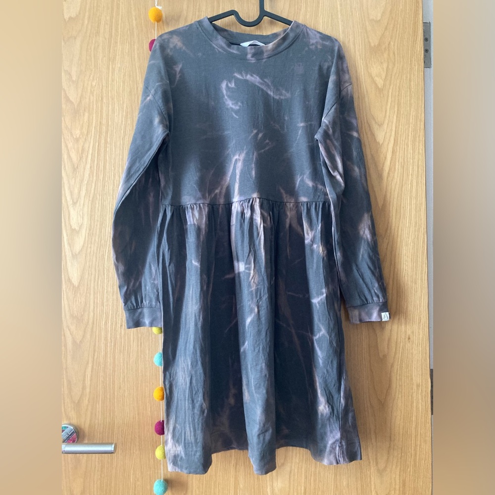 John Lewis - NWOT tie dye mini long sleeve jersey dress / tunic - Picture 1 of 6